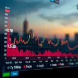 Chart showing asset volatility during different trading hours in financial markets