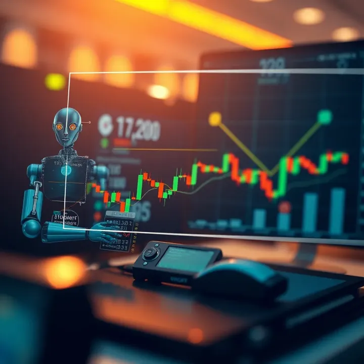 Diagram illustrating how binary options robots automate trading decisions based on market data analysis