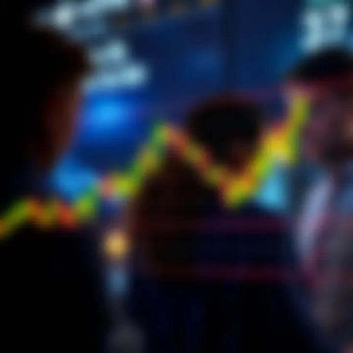 Graph illustrating the connection between novice investors and experienced traders through copy trading platforms