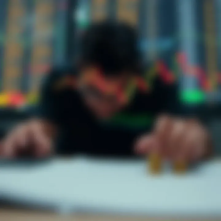 Visual representation of risk management and regulatory compliance concepts in financial trading