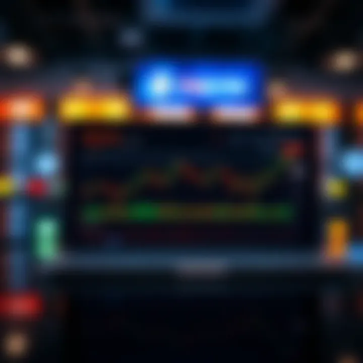 Digital interface displaying strategy development and risk management tools for trading