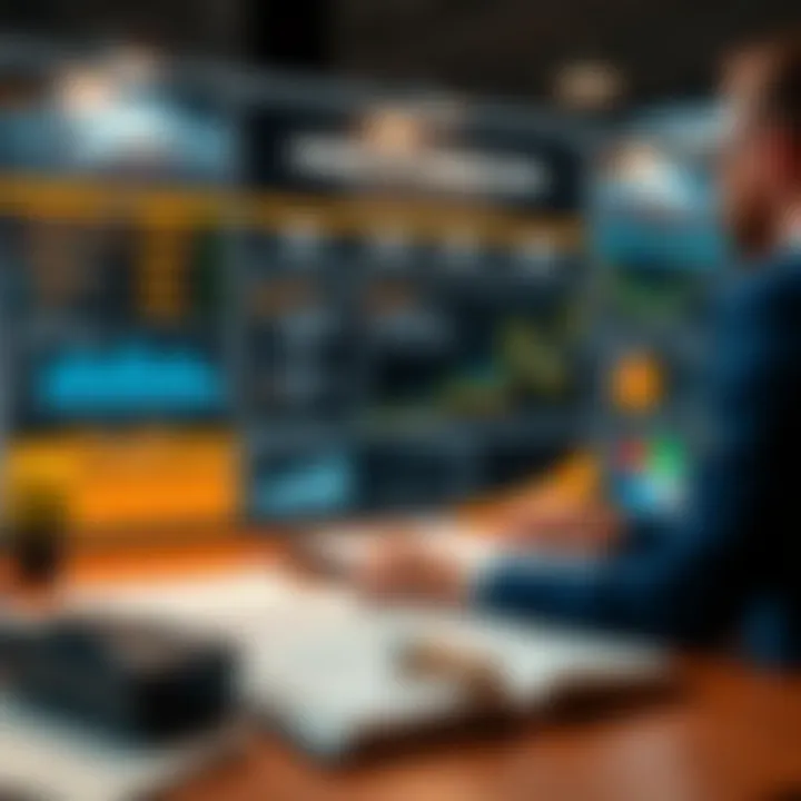 Business strategy board highlighting key competitive insights and market opportunities