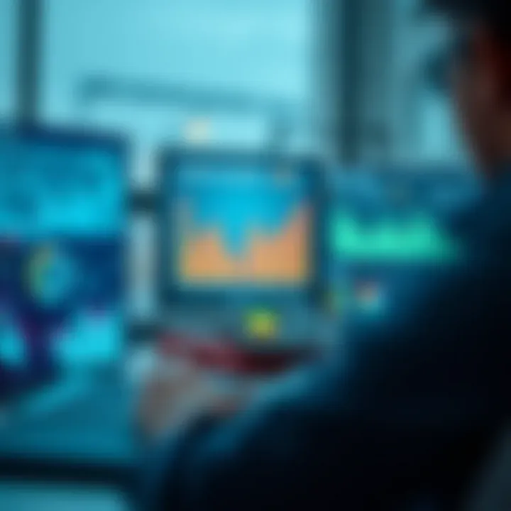 Visualization of competitive market landscape showing data comparison and consumer insights