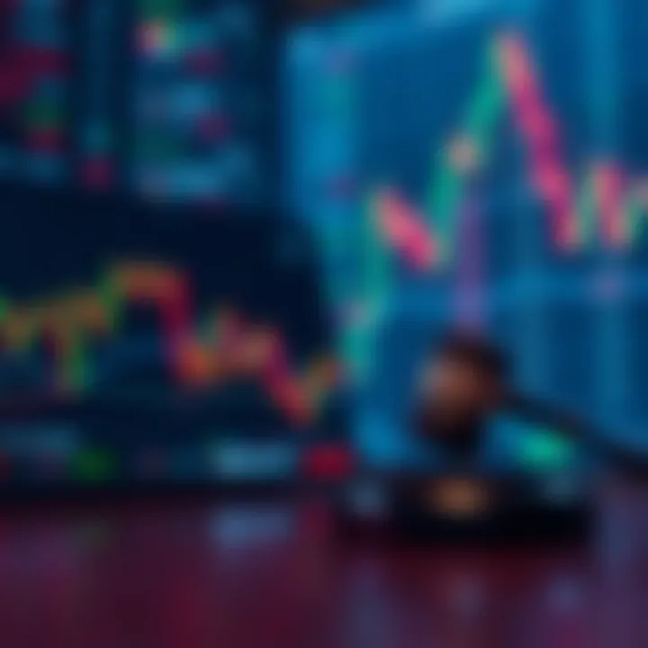 Conceptual illustration of risk management and legal considerations in binary options trading
