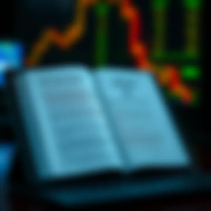 Open PDF document displaying a detailed price action trading guide on a digital device