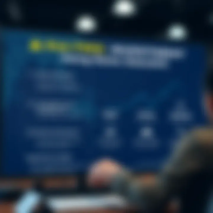 Graphical representation of risk-free investment simulation with demo account benefits