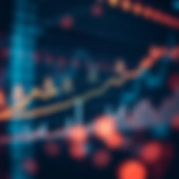 Graph showing upward trend with multiple investors connected by arrows symbolizing copy trading