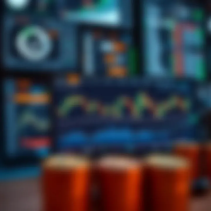 Dashboard interface of essential cryptocurrency trading tools and platforms