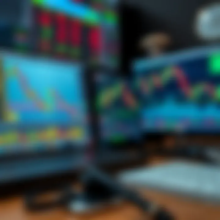 Set of tools including charts and indicators used for selecting stocks in day trading