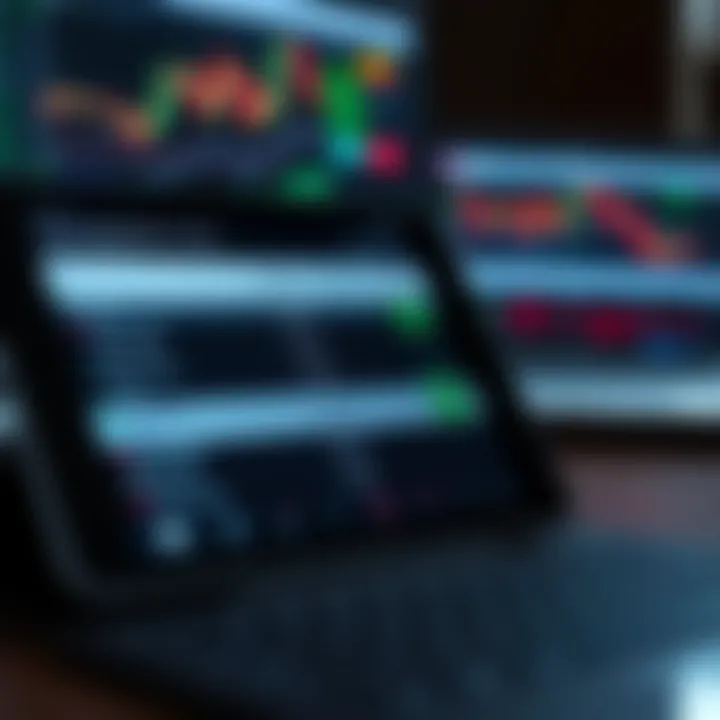 Feature and Cost Comparison of Popular Day Trading Platforms Comparison of key features and costs of various day trading platforms displayed on a digital tablet