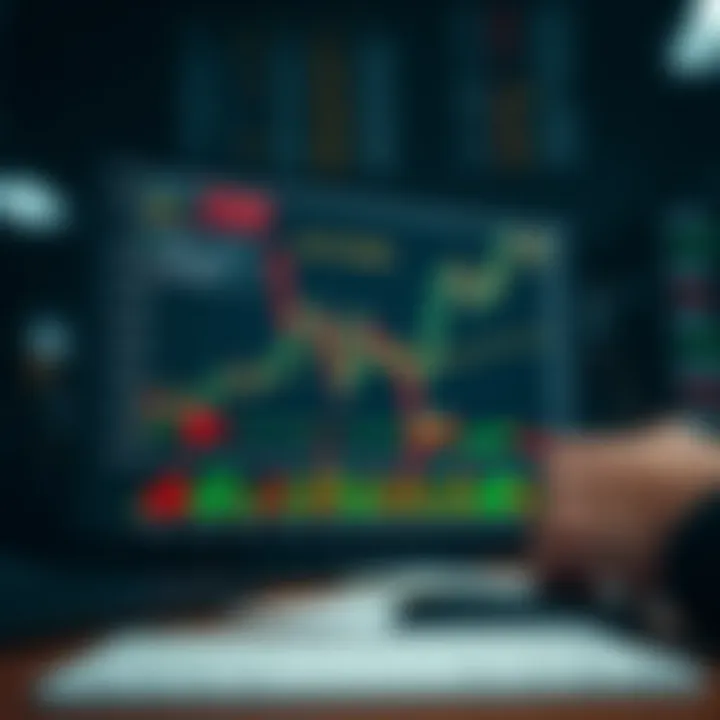 Graph illustrating risk management techniques alongside psychological factors impacting trading decisions