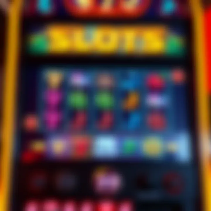 Slot machine interface showing various symbols and a demo balance for practice