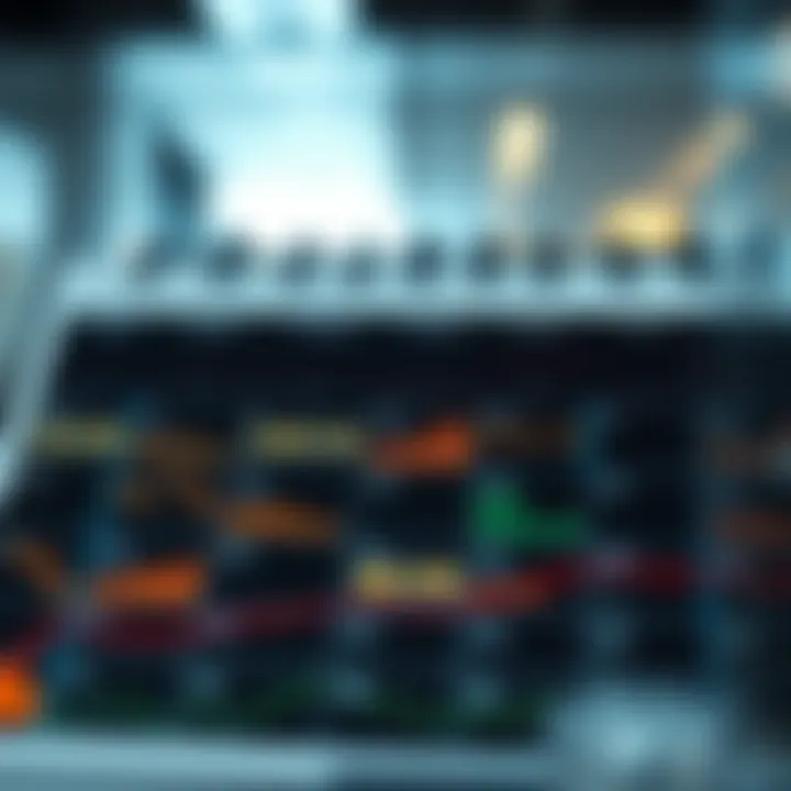 Economic calendar with highlighted financial indicators and event timings