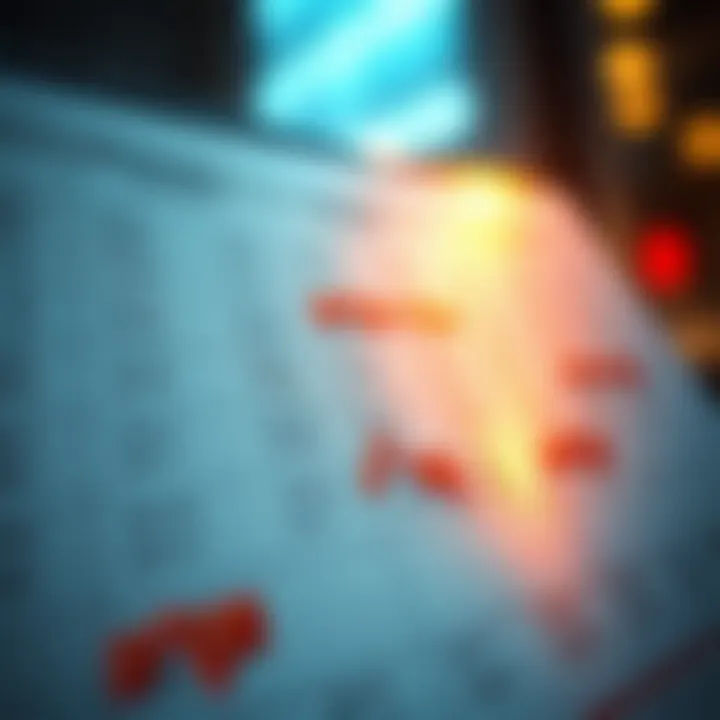 Calendar with marked economic event dates to track market updates