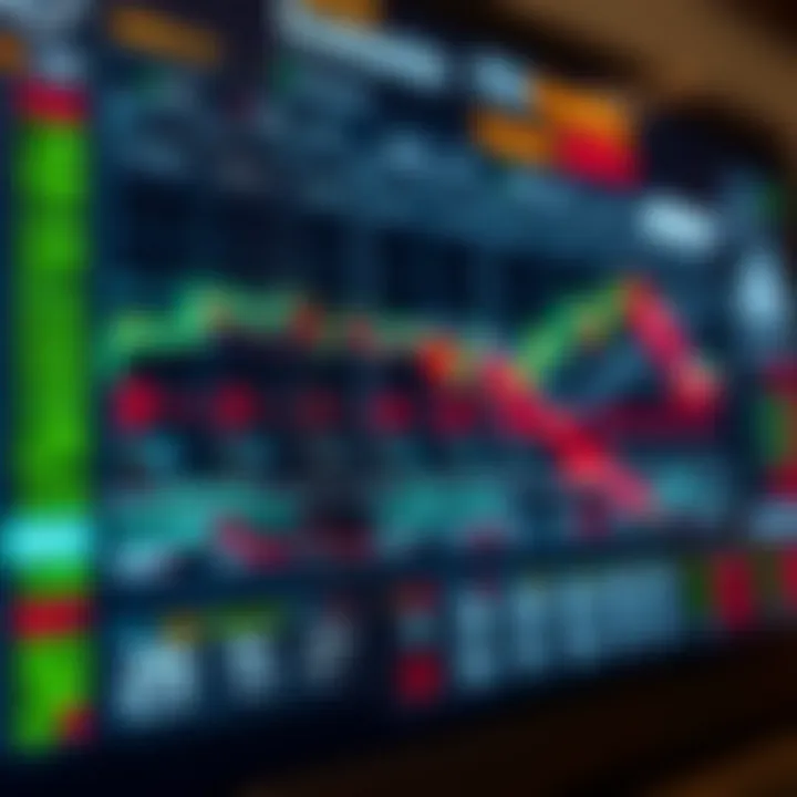 Calendar displaying upcoming Forex market events and economic data releases