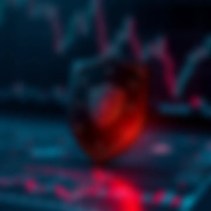 Illustration of a secure investment shield symbolizing protection and caution in using free trading tools
