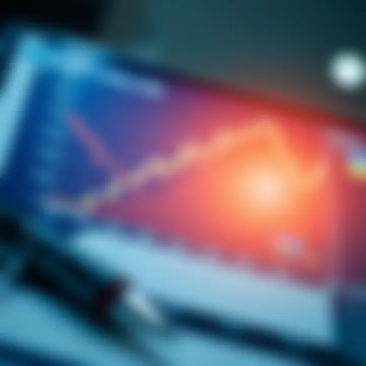 Graph illustrating market trends and consumer behavior analysis