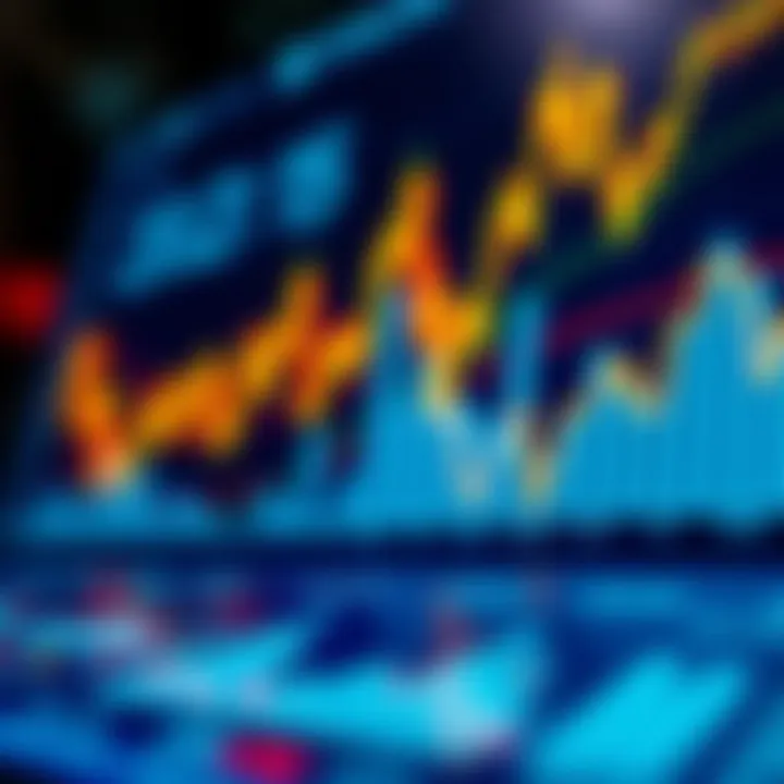 Visual representation of market analysis graphs with PNG format icons