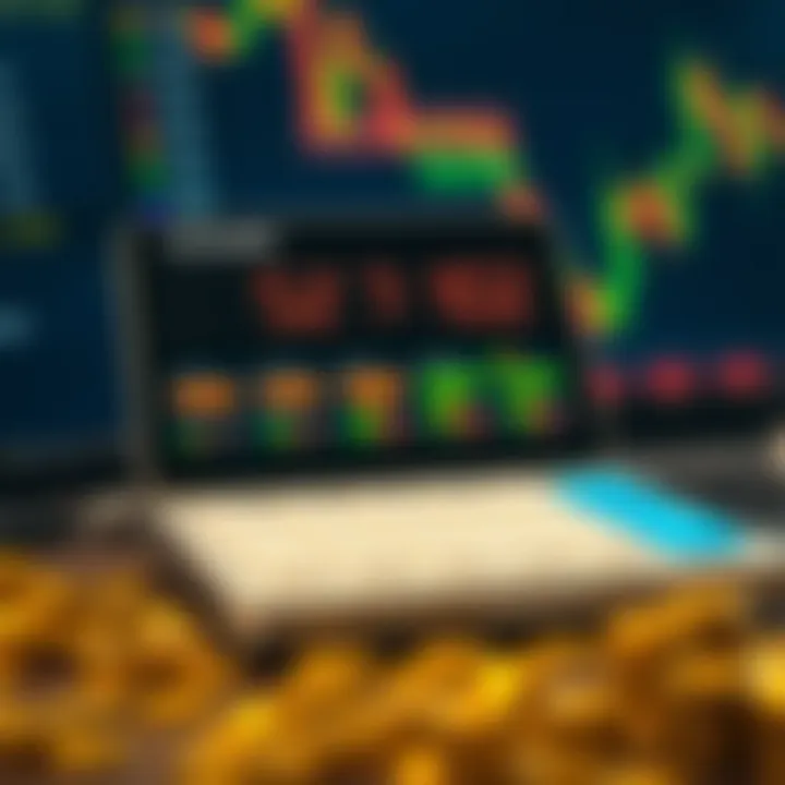 Calculator tool interface for calculating Martingale betting amounts in binary options