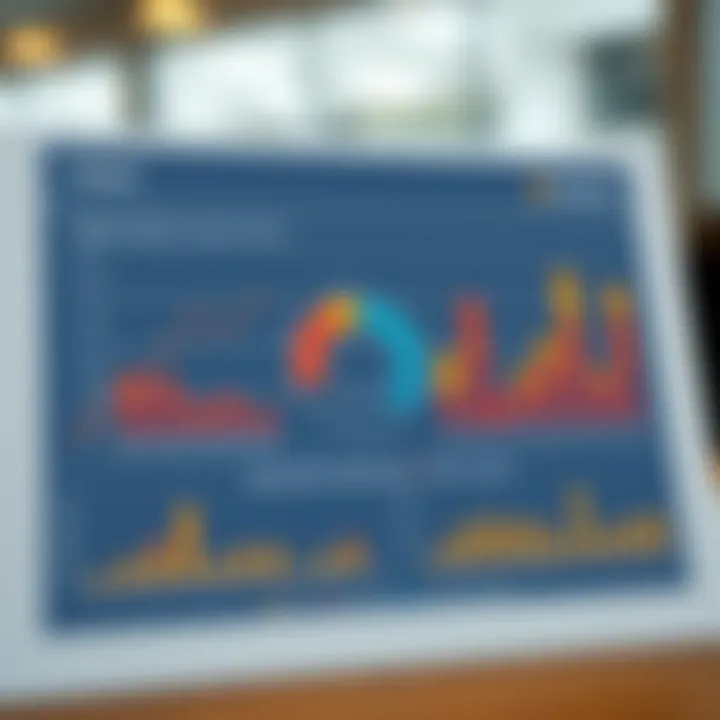 Chart illustrating target audience segmentation and industry trend analysis