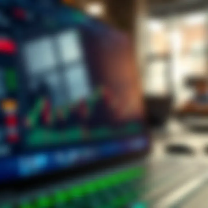 Interface of a trading platform highlighting essential tools and features for day traders