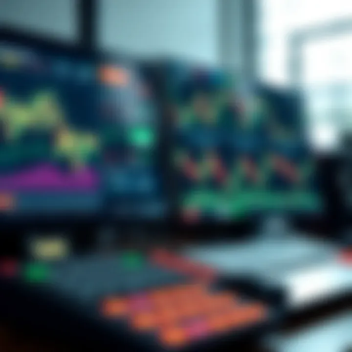 Dashboard of trading tools featuring charts and signal notifications to enhance decision making