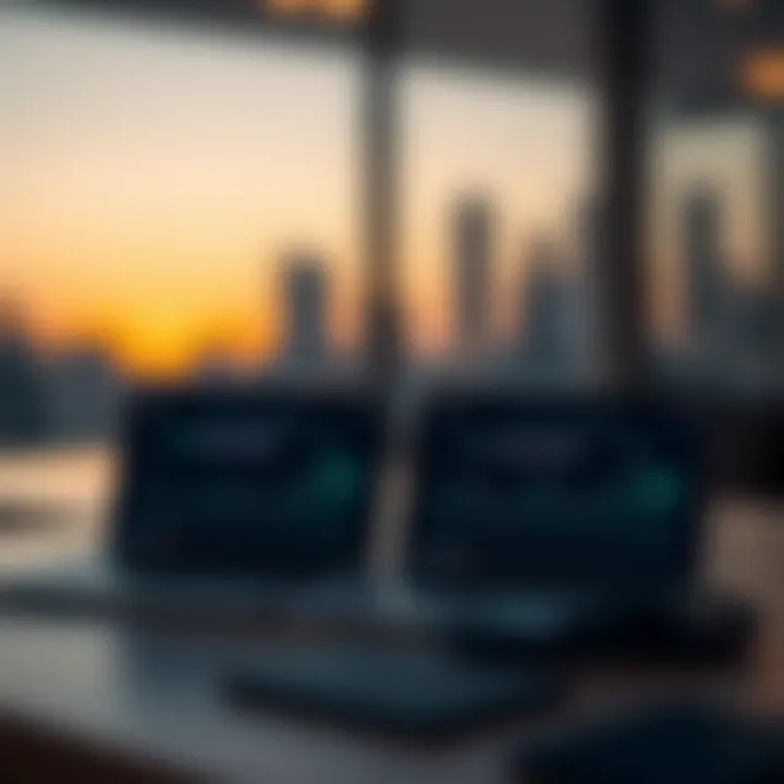 Illustration showing the difference between demo account and real account in investment platforms