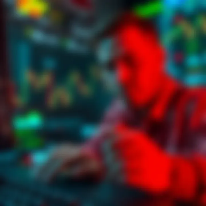 Illustration of risk management strategies for binary options trading