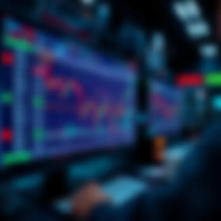 Illustration of a virtual trading platform demonstrating risk-free Forex trading