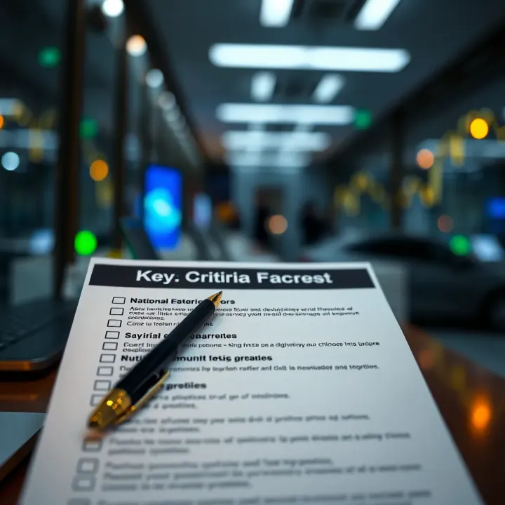 Checklist highlighting key factors for choosing a secure binary options broker in Brazil