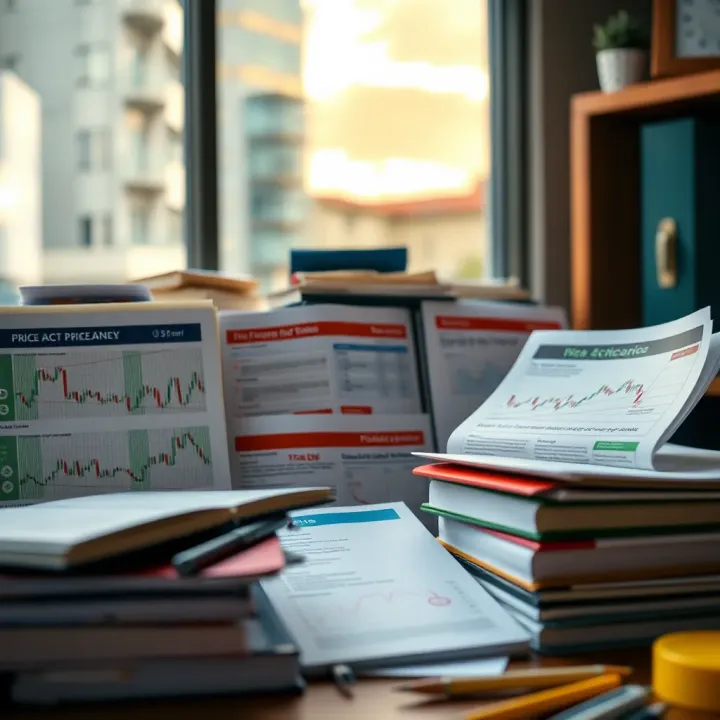 Selection of PDF documents and trading strategy notes for in-depth price action learning