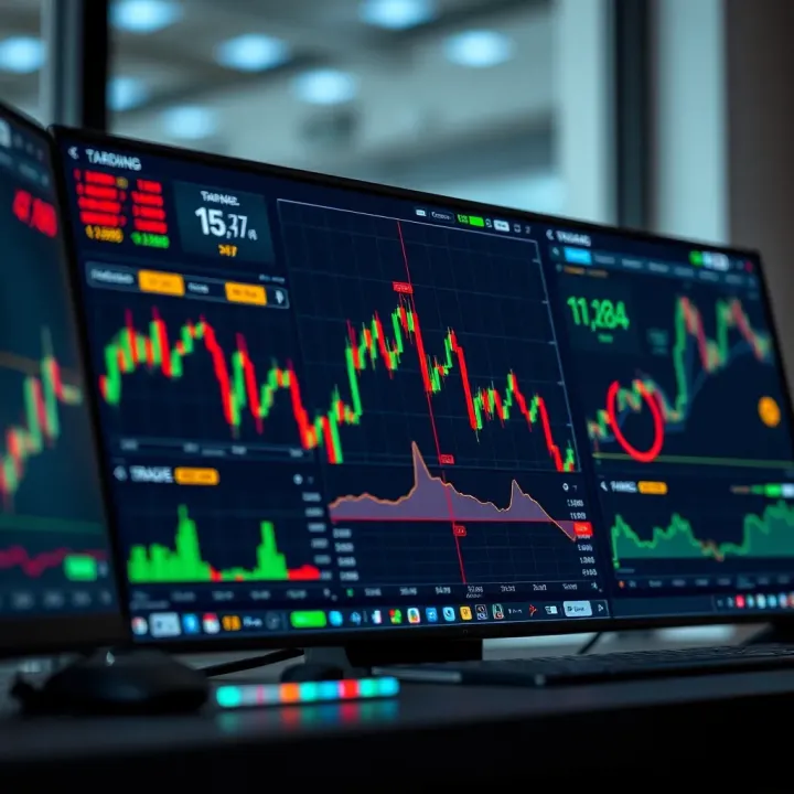 Dashboard displaying various trading tools and charts for effective signal identification