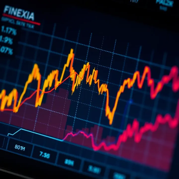 Graph depicting the influence of key economic indicators on currency exchange rates