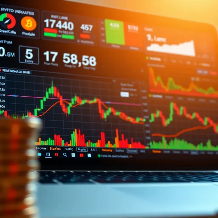 Interface displaying various essential trading tools and indicators for crypto market analysis