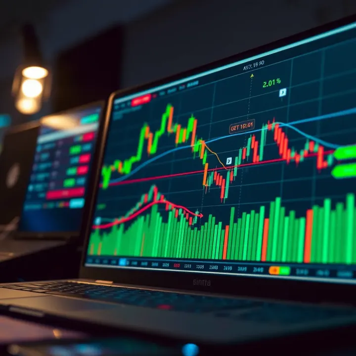 Chart showing risk management techniques and essential trading tools for Forex day trading