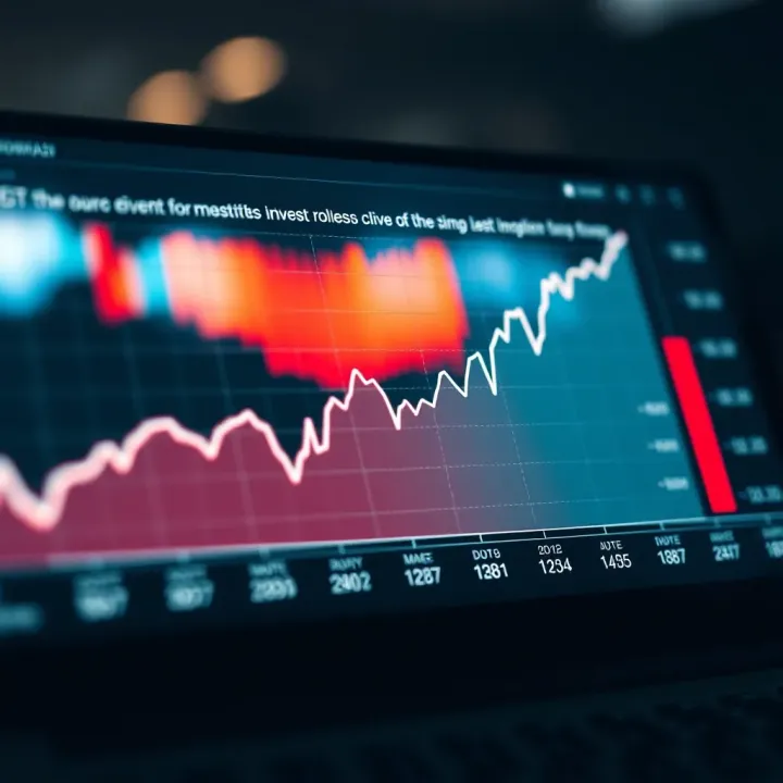 Graph showing the impact of economic data releases on investment decision making