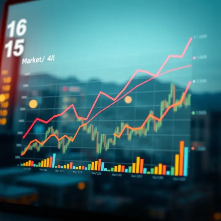 Visualizing Market Trends and Competitive Landscape Graph showing market trends and competitive analysis