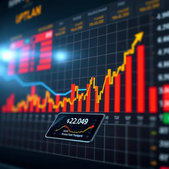 Graph showing the progression of Martingale strategy in binary options trading