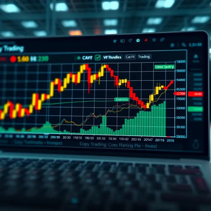 Graph showing the performance comparison of copy trading strategies versus traditional investing