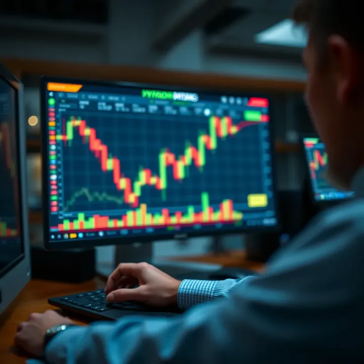 Visual representation of risk management strategies for binary options investors