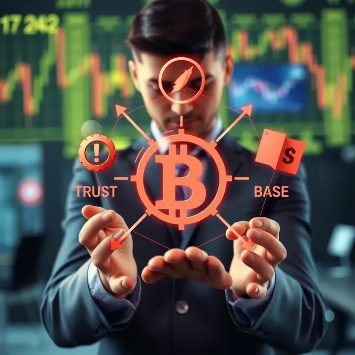 Conceptual illustration of a safe and secure forex broker selection with trust and reliability symbols