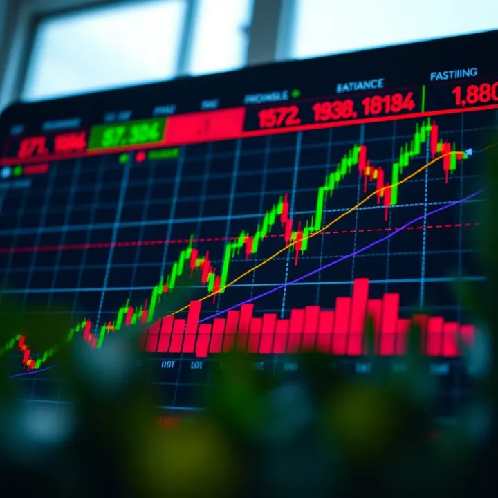 Chart showing technical indicators used to identify pullbacks in financial markets